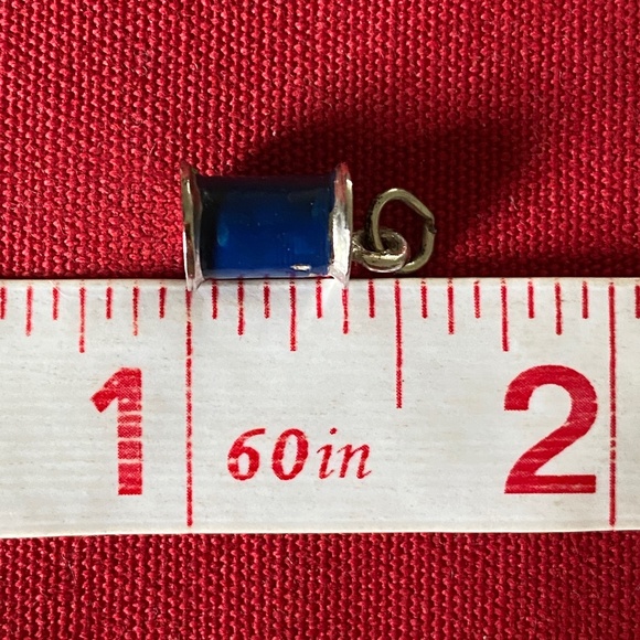 VTG I Spool of Blue Thread Sterling Charm - Picture 11 of 14